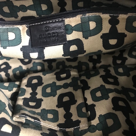 Gucci Leather Shoulder Bag (Monogram) - Picture 4 of 8